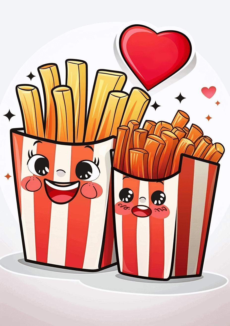 Fries with Heartfelt Smiles